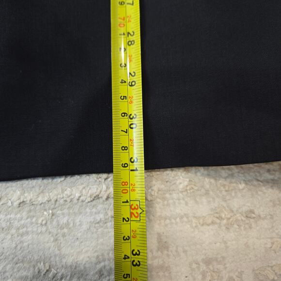 Giorgio Armani Wool Blazer Suit Jacket Black Two Button Mens Classic 41S - Picture 5 of 7